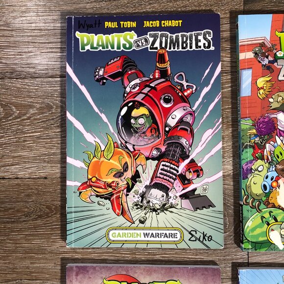 Plants vs Zombies Graphic Novel Lot Dark Horse Paul Tobin Softcover Comic Book 4 - Picture 2 of 6